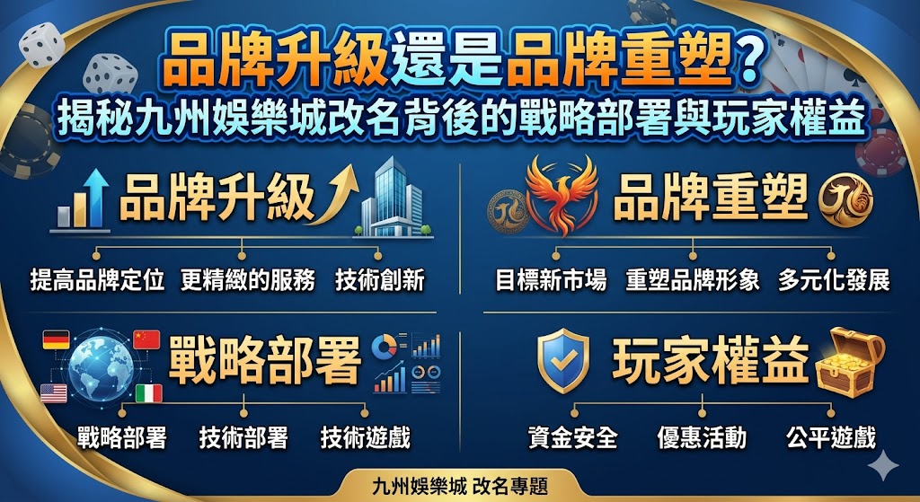 品牌升級還是品牌重塑？揭秘九州娛樂城改名背後的戰略部署與玩家權益