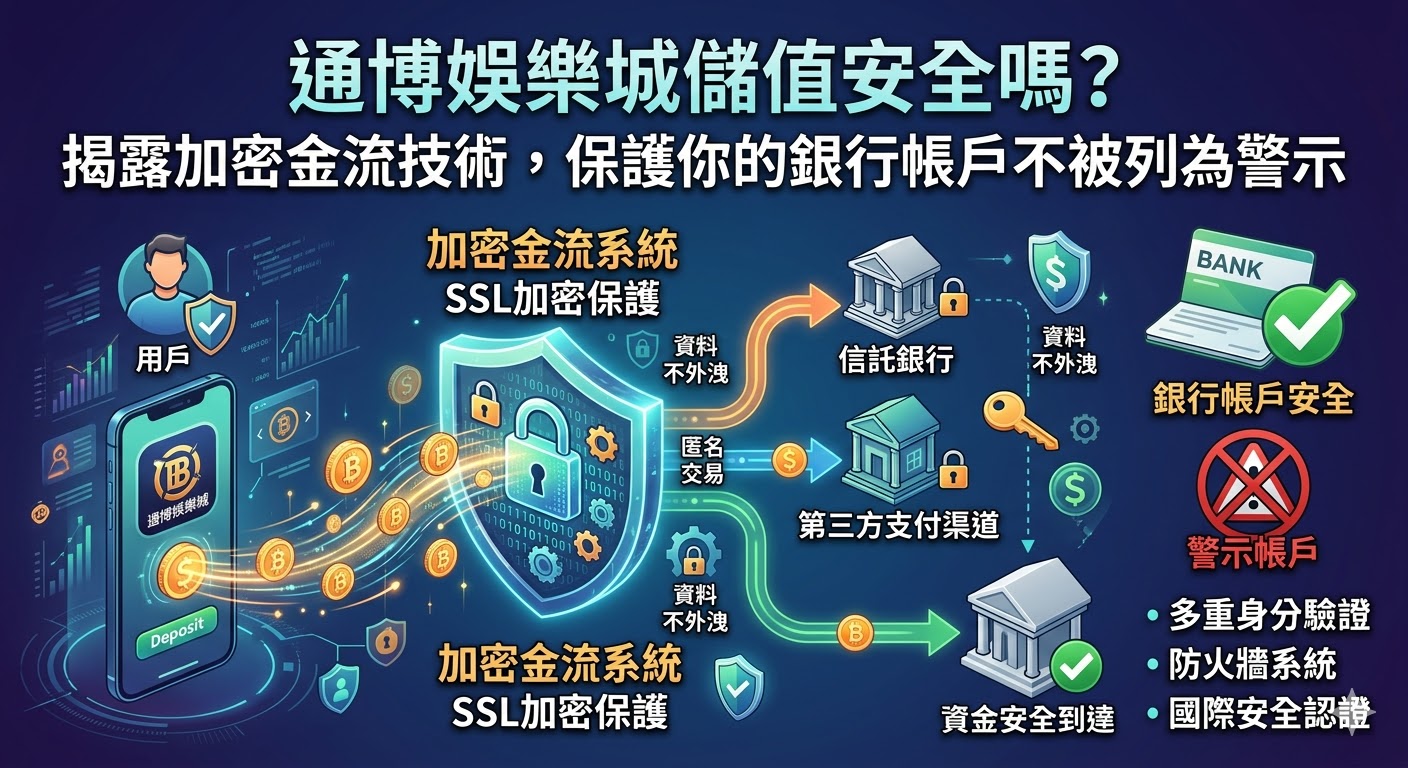 通博娛樂城儲值安全嗎？揭露加密金流技術，保護你的銀行帳戶不被列為警示